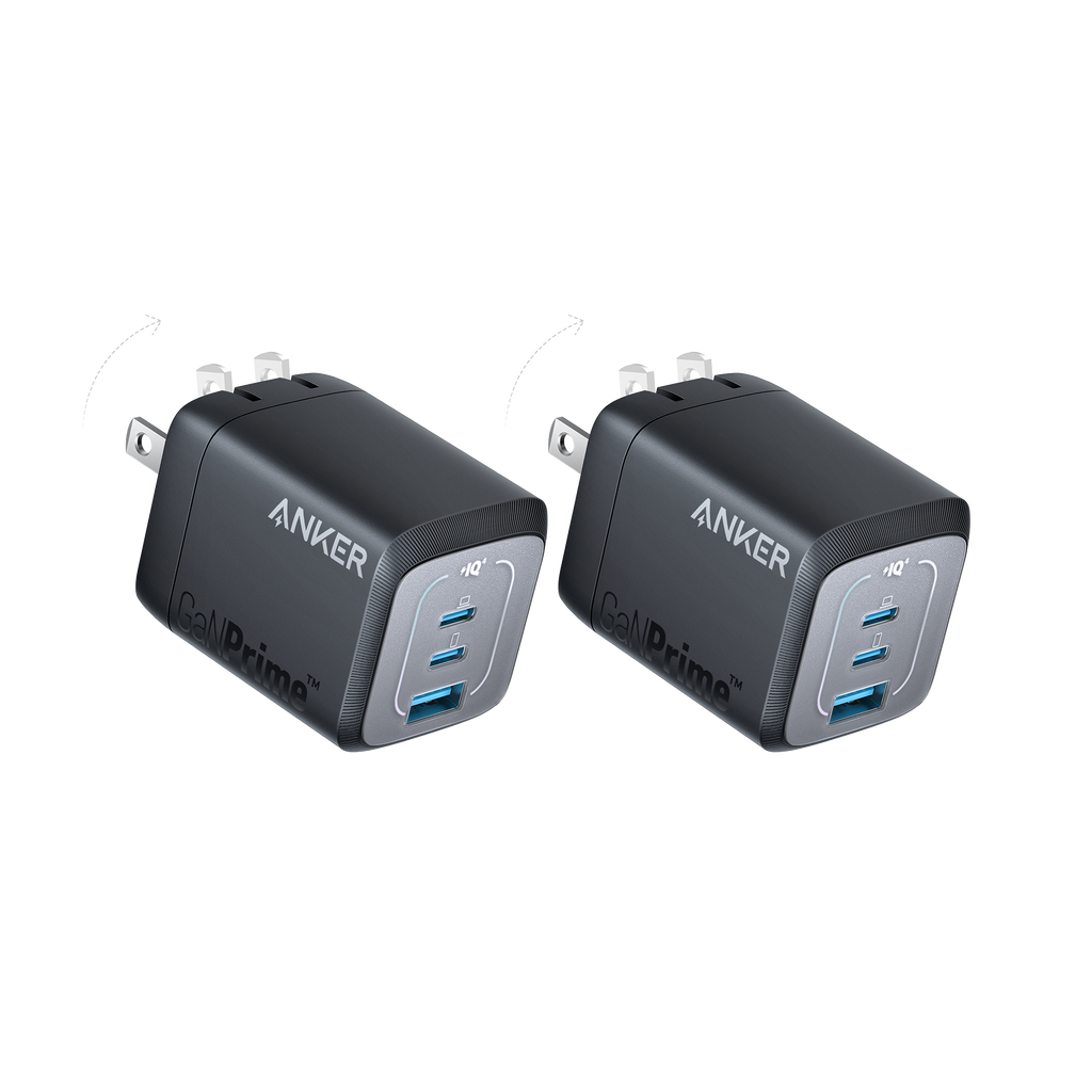Anker Prime 67W GaN Wall Charger (3 Ports) 2-Pack