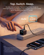 Anker USB-C Hub (7-in-1) and Anker Nano Charger (45W, Smart Display, 180° Foldable)