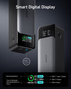 Anker Prime Charger (100W, 3 Ports, GaN) and Anker 737 Power Bank (PowerCore 24K)