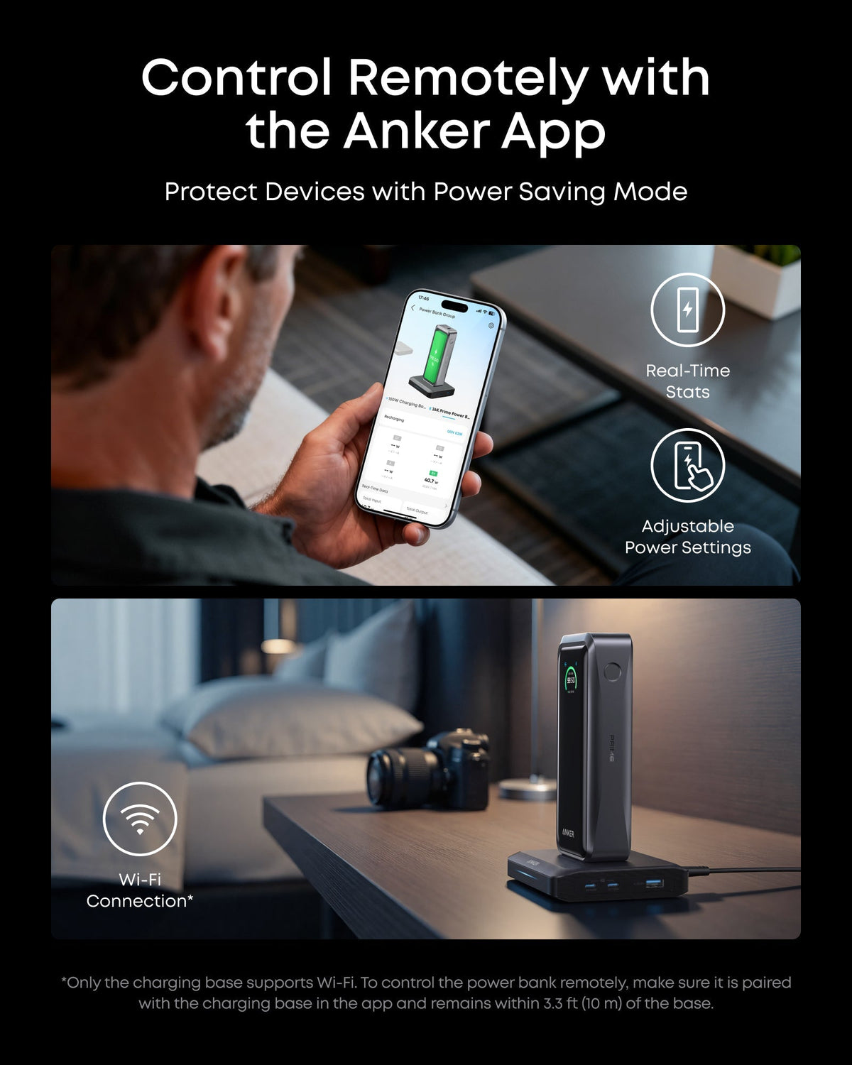 Anker Prime Power Bank (26K, 300W) with Charging Base