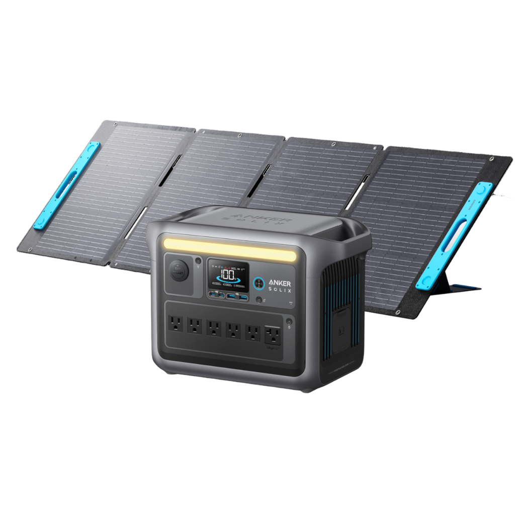 Anker SOLIX C1000 Solar Generator + 200W Solar Panel