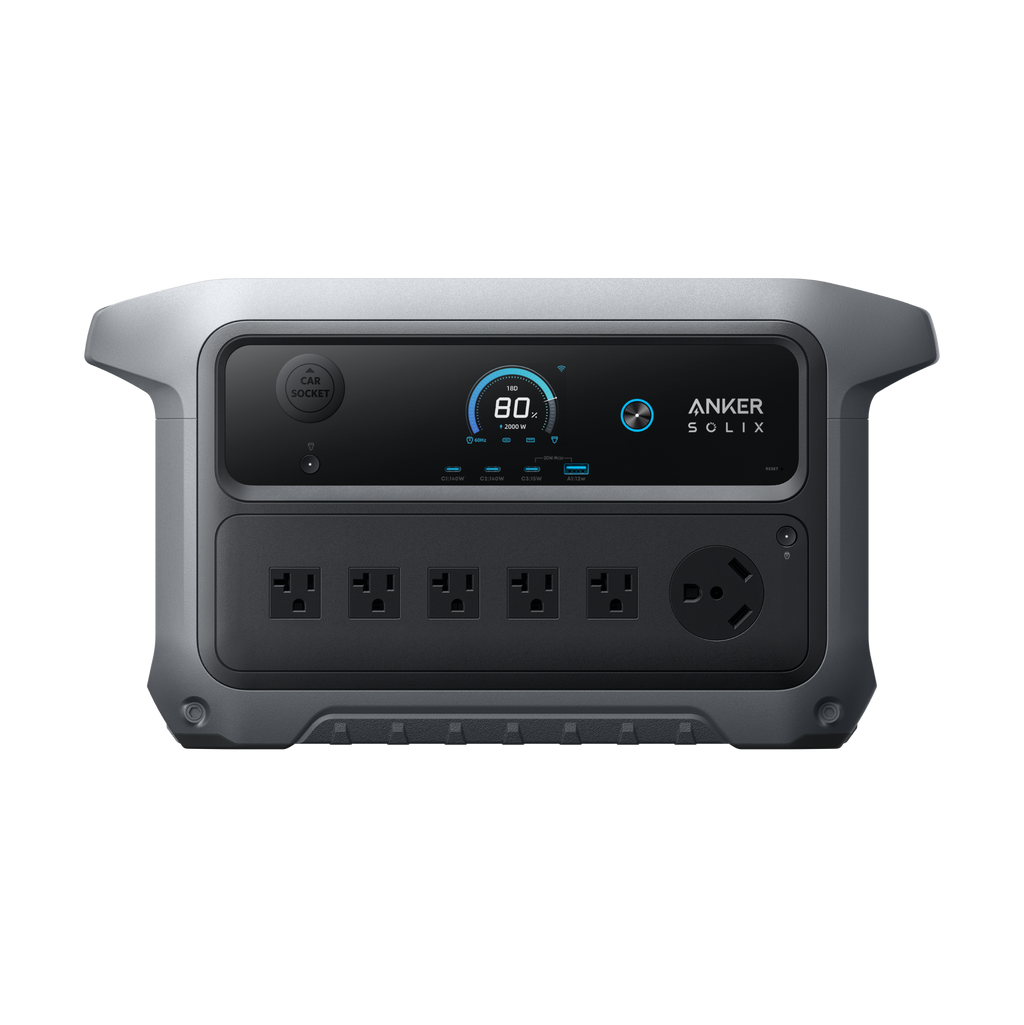 Anker SOLIX C2000 Gen 2 Portable Power Station - 2,048Wh | 2,400W