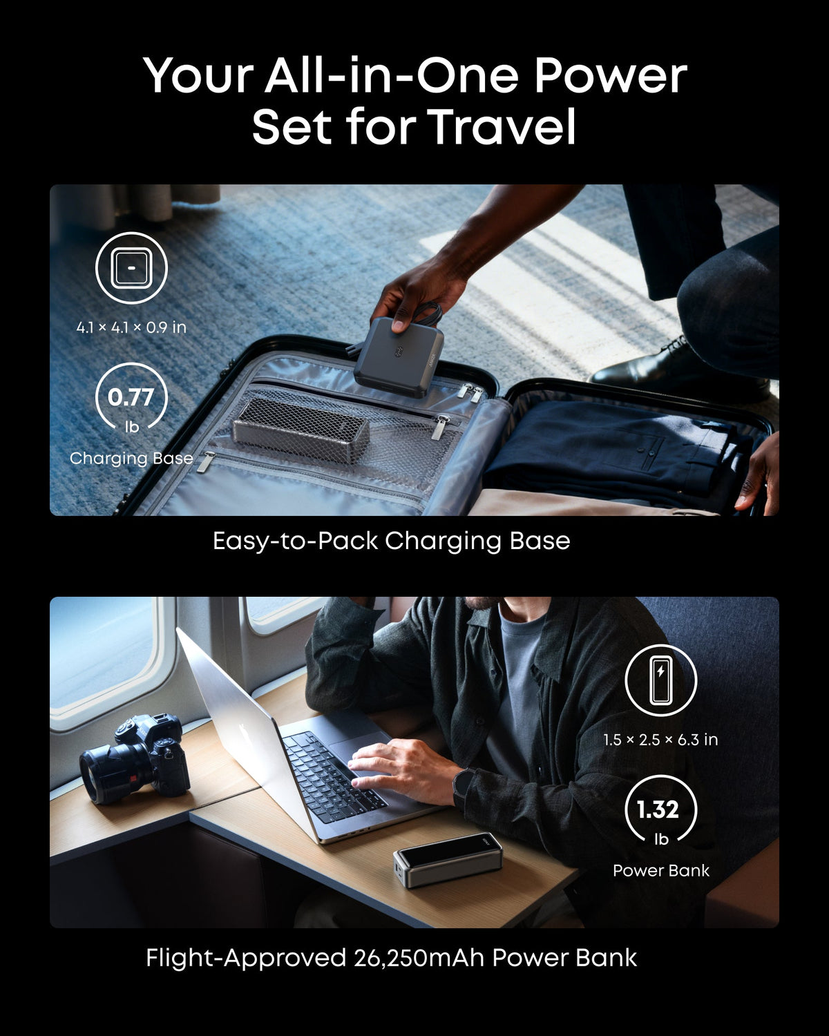 Anker Prime Power Bank (26K, 300W) with Charging Base