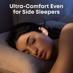 side sleeper enjoy sleep A30 noise cancelling earbuds every night