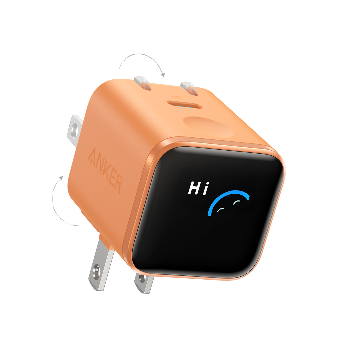Anker Nano Charger (45W, Smart Display, 180° Foldable) WM