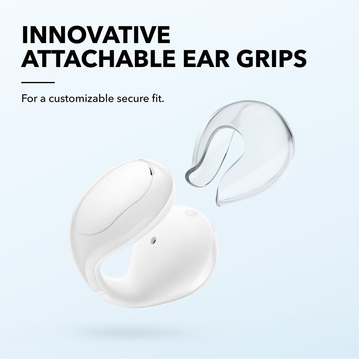 soundcore attachable ear grips for customizable secure fit