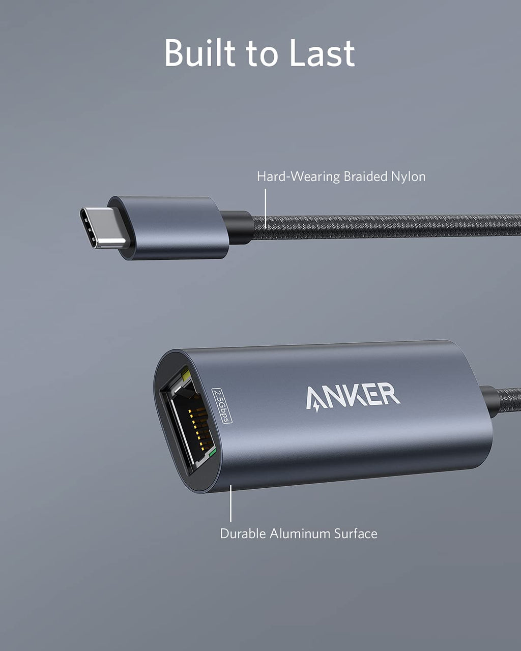 Refurbished Anker PowerExpand USB-C to 2.5 Gbps Ethernet Adapter