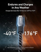 Anker cable with temperature range -40°F to 176°F for Keyword